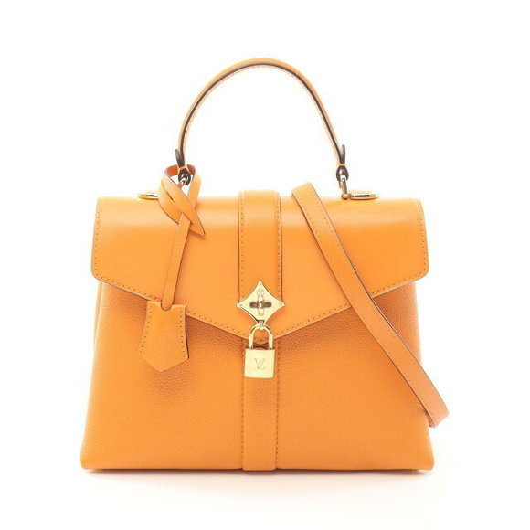 Louis Vuitton Rose Pink des Vents Handbag Leather Calfskin Orange - Picture 1 of 7